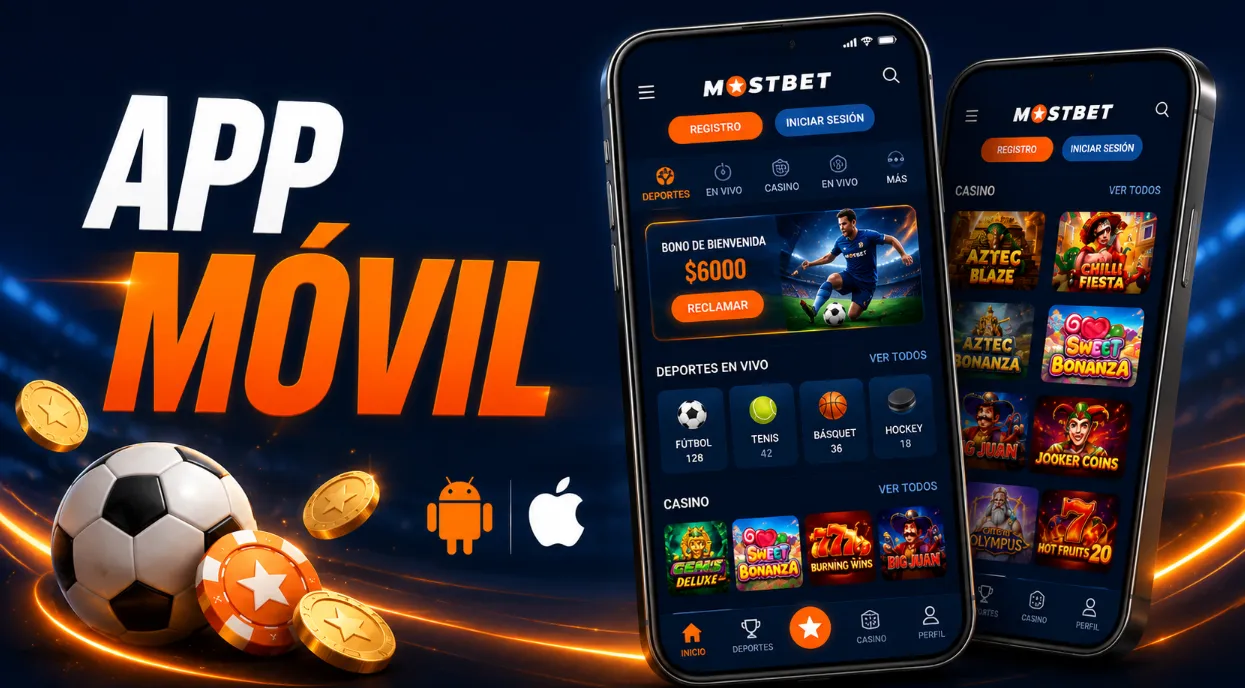 Mostbet app para Android, iOS y navegador móvil