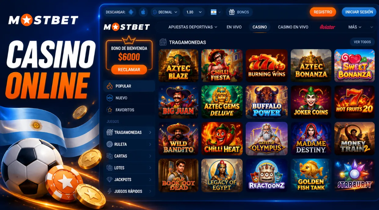 Mostbet Argentina Casino Online y Apuestas Deportivas en 2026